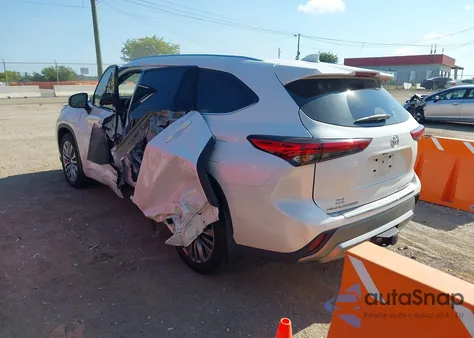 2021 Toyota Highlander Platinum из США, поврежденный, VIN 5TDFZRBH4MS092806